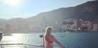 Lindsey Vonn in vacanza a Montecarlo