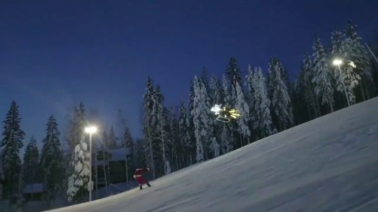 Lo Snow drone, farsi trascinare dal drone
