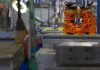 Un'immagine scattata all'interno dello stabilimento dell'azienda Tecnica con sede a Giavera del Montello (TV)