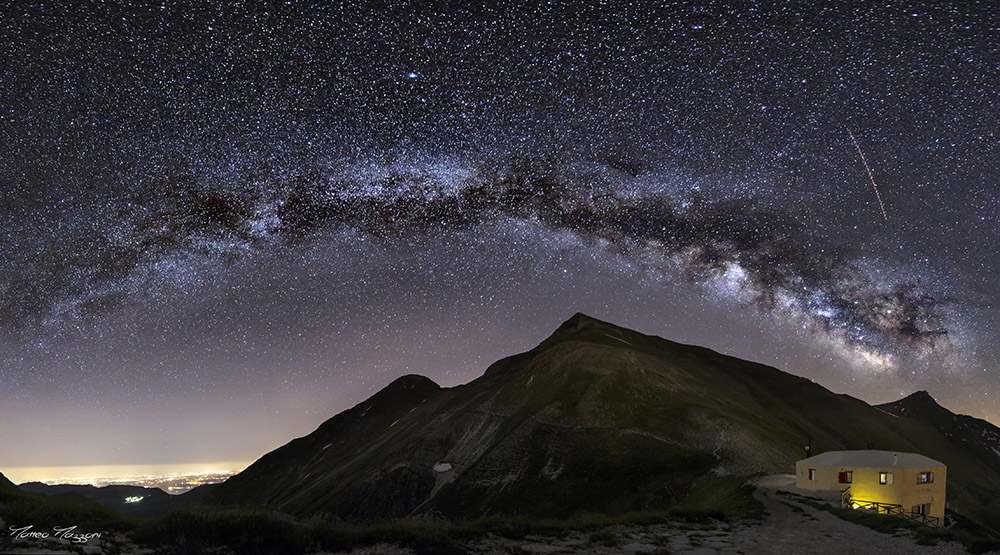 La Via Lattea dal Rifugio del Fargno - credits: Matteo Mazzoni