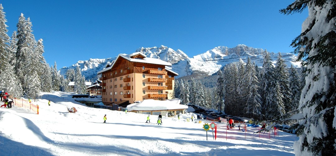 hotel madonna di campiglio sulle piste