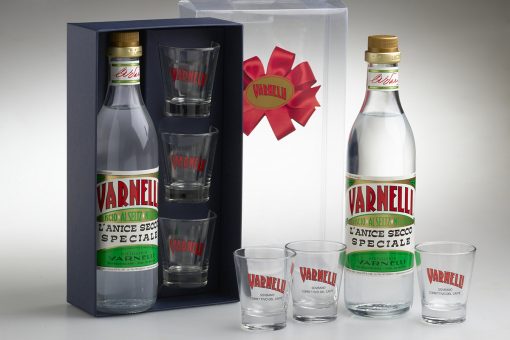 Conf. Open Glass: Varnelli cl. 50 + 3 bicchierini vetro