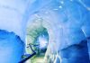 La grotta di Ghiaccio sul Ghiacciaio dello Stubai
