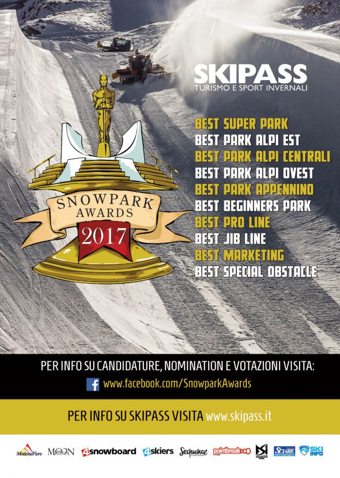 Fiera Skipass 2017, categorie in gara agli Snowpark Awards