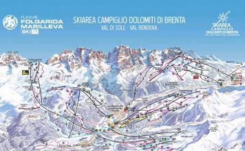 Cartina impianti e piste Madonna di Campiglio