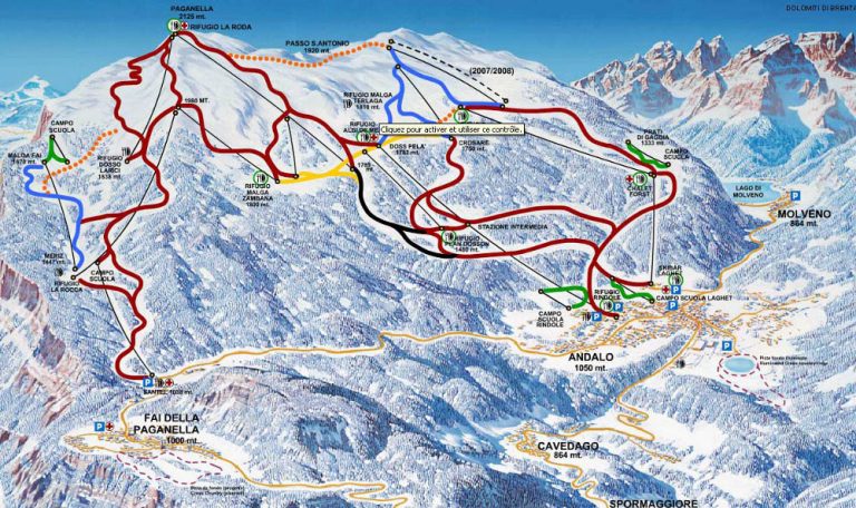 Dove sciare a Paganella Ski
