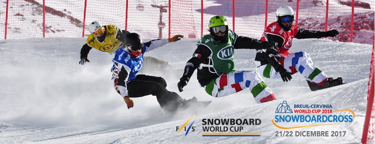 Cervinia, il 21 e 22 dicembre torna la Coppa del Mondo di snowboardcross