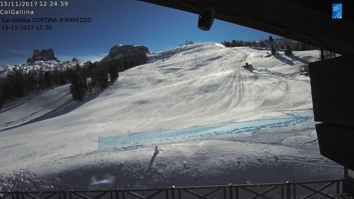 Cortina d'Ampezzo apertura impianti