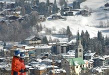 Cortina vista dalle piste di Socrepes