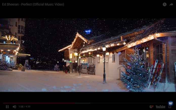 Ed Sheeran, il nuovo video Perfect girato in Austria a Hintertux