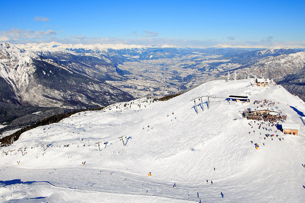 Panorama Paganella ski