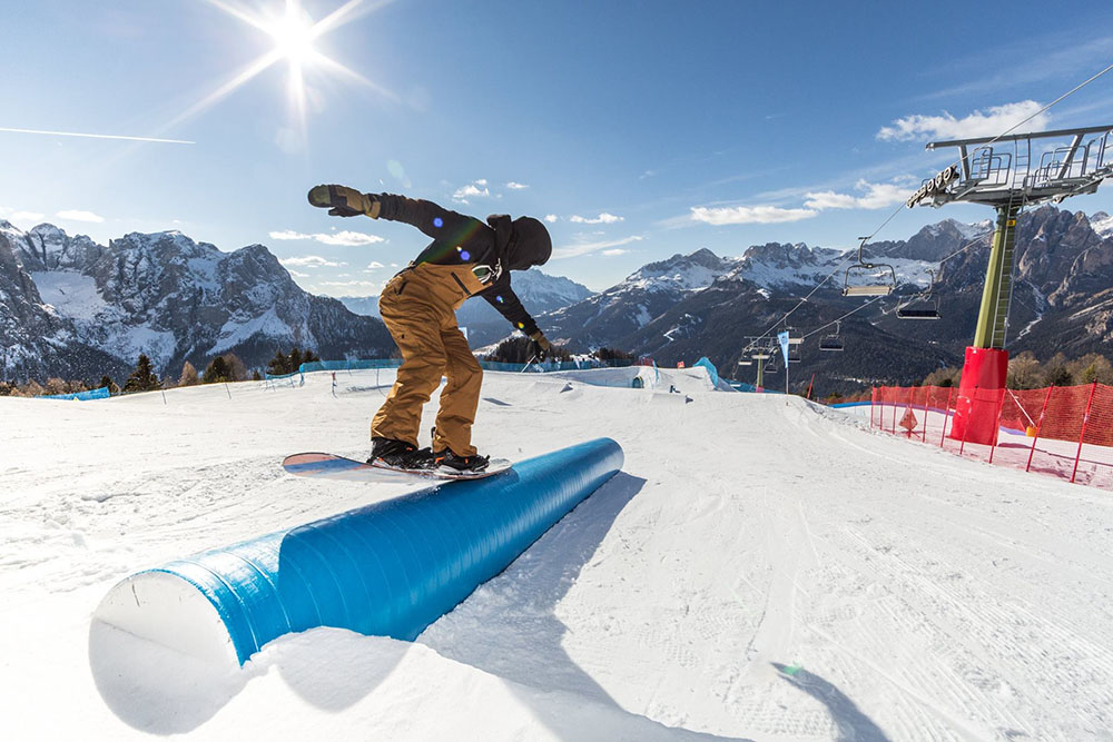 Snowpark in Val di Fassa