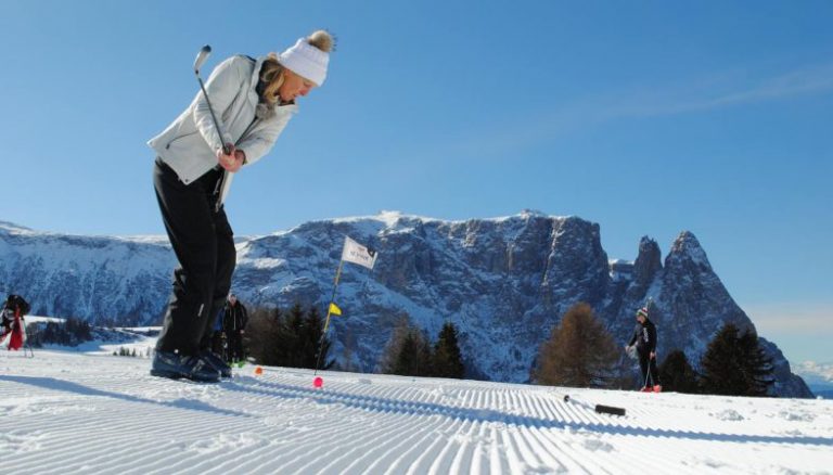 Alpe di Siusi, dove giocare a golf sulla neve