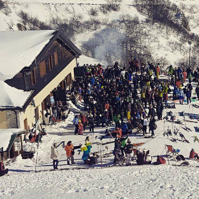 La Baita la Capannina durante l'apres ski