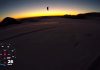 Snowkite all'alba ai Piani di Ragnolo