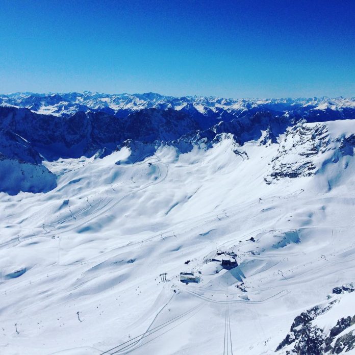 garmisch zugspitze piste sci