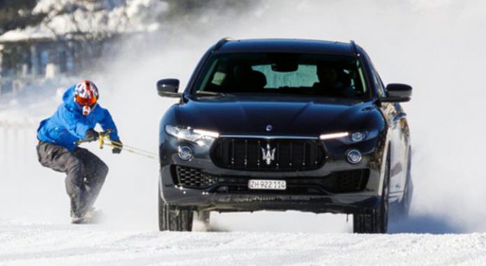 record velocità maserati levante snowboard