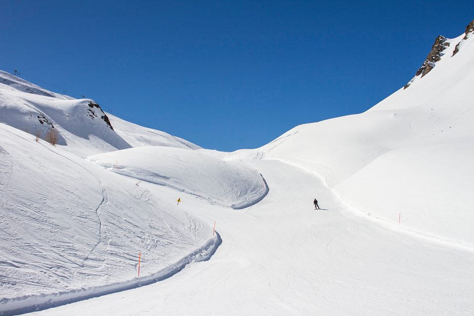 Una delle piste da sci a San Domenico