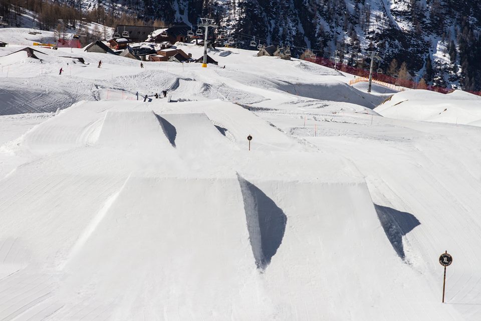 Sando lo snowpark di San Domenico di Varzo