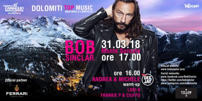 bob sinclar madonna di campiglio 2018