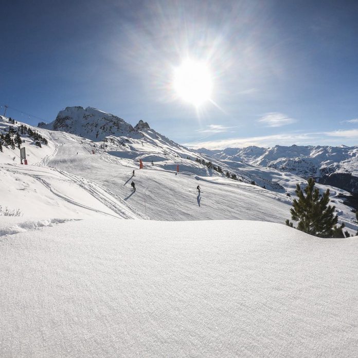 piste sci meribel