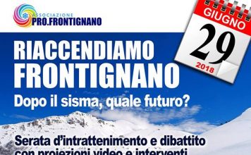 Riaccendiamo Frontignano, dopo il sisma quale futuro