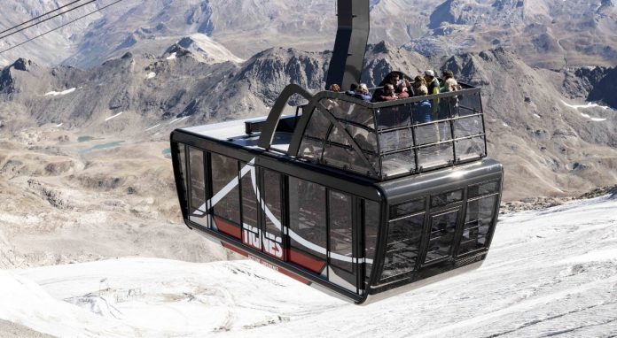 funivia cielo aperto tignes