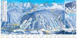 kranjska gora cartina impianti piste da sci 2018 2019