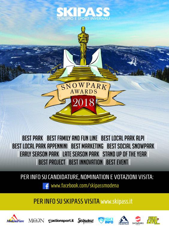 skipass snowpark awards 2018