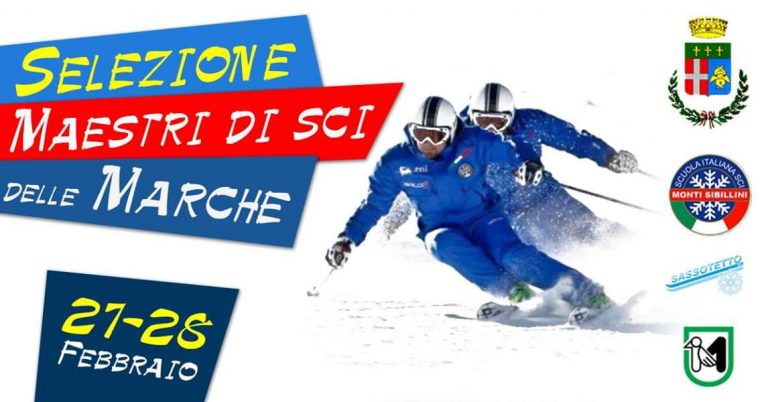 Monti Sibillini, la selezione dei maestri di sci dopo molti anni ritorna sulle piste di Sarnano