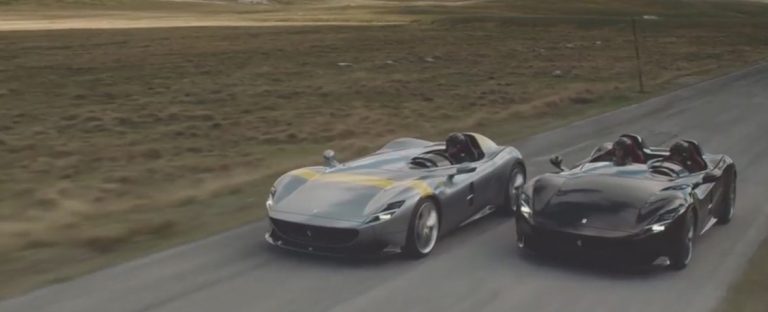 La Ferrari sceglie Campo Imperatore per girare lo spot dei nuovi modelli Ferrari Monza SP1 e SP2