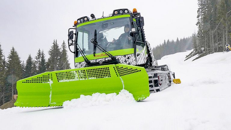 PistenBully 100 E, il primo gatto delle nevi elettrico