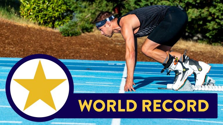 Nick Symmonds è suo il record del mondo corsa 100 metri con gli scarponi da sci