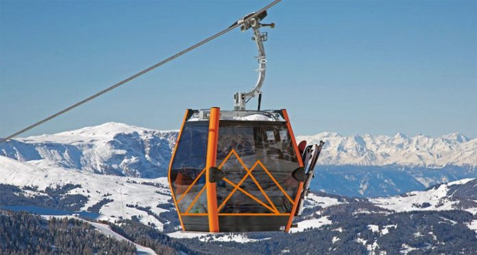 Cortina, cabinovia Freccia nel Cielo il video dell'inaugurazione