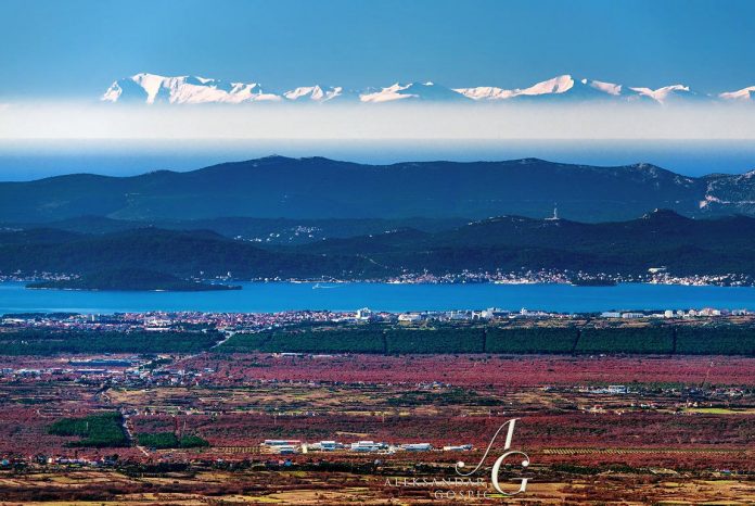 I Monti Sibillini visti dalla Croazia, la foto spettacolare foto di Aleksandar Gospić