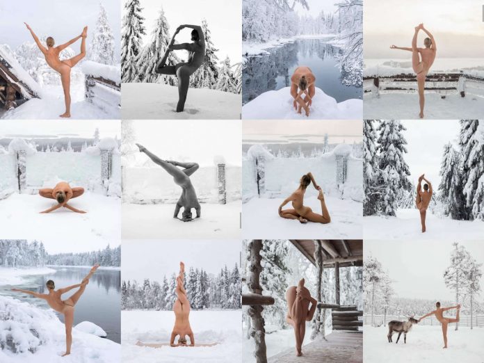 yoga sulla neve migliori esercizi