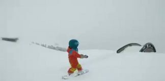 alpe di siusi virale video acrobazie baby snowboarder emmy