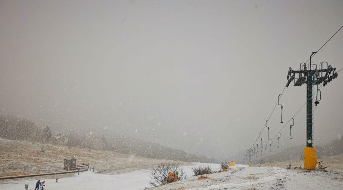 Bolognola, prima nevicata del 2020