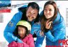 Matteo Salvini in vacanza a Bormio con la figlia Mirta e Francesca Verdini