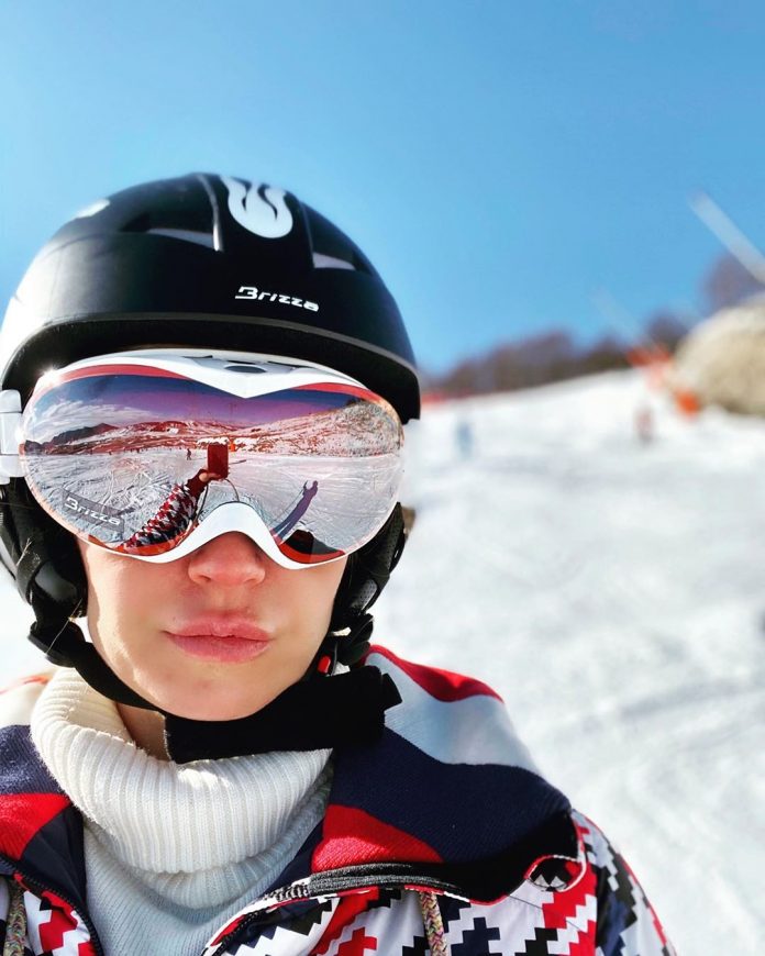 Marta Ponsati selfie a Roccaraso