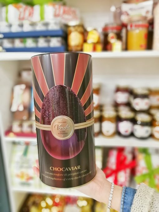 Venchi, Uovo di Pasqua cioccolato Chocaviar (con microsfere di pregiati cacao) – 350 gr