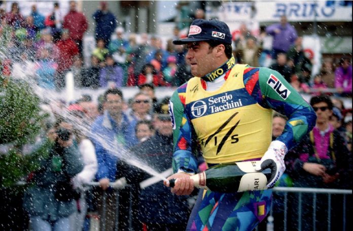 Alberto Tomba 25 anni fa trionfava nella Coppa del mondo di sci