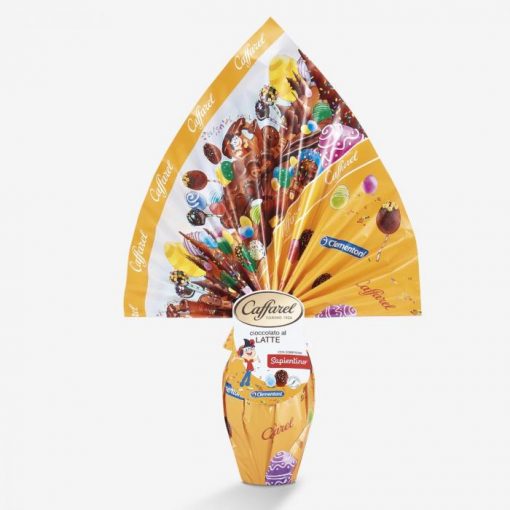 Caffarel, Uovo di Pasqua cioccolato al latte con sorpresa Sapientino – 230 gr