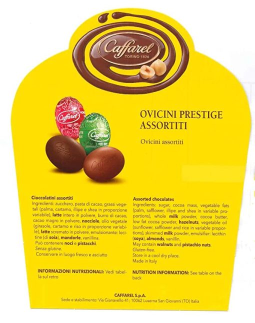 Ovetti Caffarel prestige assortiti – 500 gr