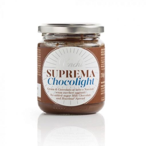 Venchi, Crema Spalmabile al Cioccolato Suprema Chocolight 250 gr