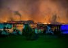 La fabbrica degli sci Fischer distrutta da un incendio - Credits: Mukachevo.net