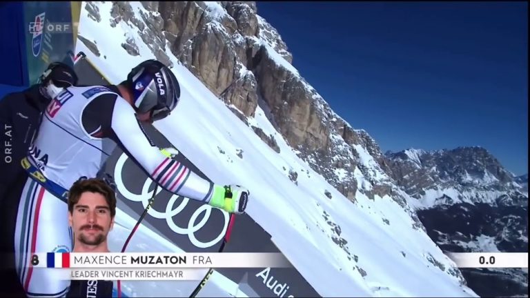 Maxence Muzaton, la sua acrobazia a Cortina lascia senza parole