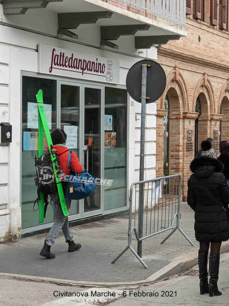 Sci alpinista a Civitanova Marche