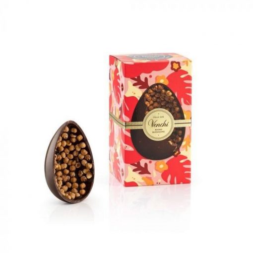 Venchi, uovo di Pasqua Buono Buonissimo, fondente con nocciole