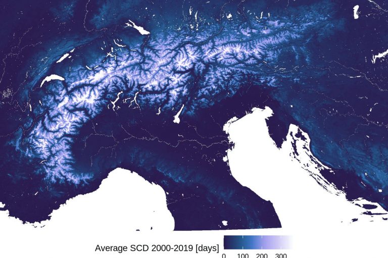 Sempre meno neve in montagna, pubblicato lo studio di Eurac Research